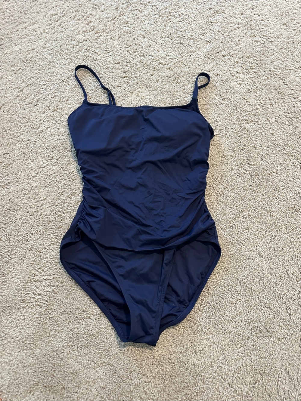 La Blanca Navy Blue One-Piece Swimsuit